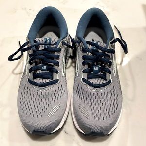 Brooks Addiction GTS 15 Grey/Navy/Aqua
